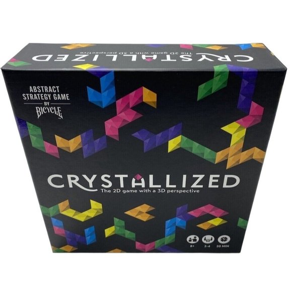 Crystallized Board Game, Abstract Strategy Board Game, Bicycle Games, Brand New - Picture 1 of 5